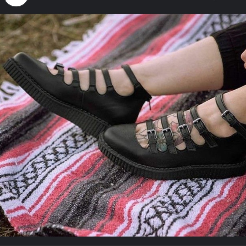 T.U.K. Pointed Mary Janes